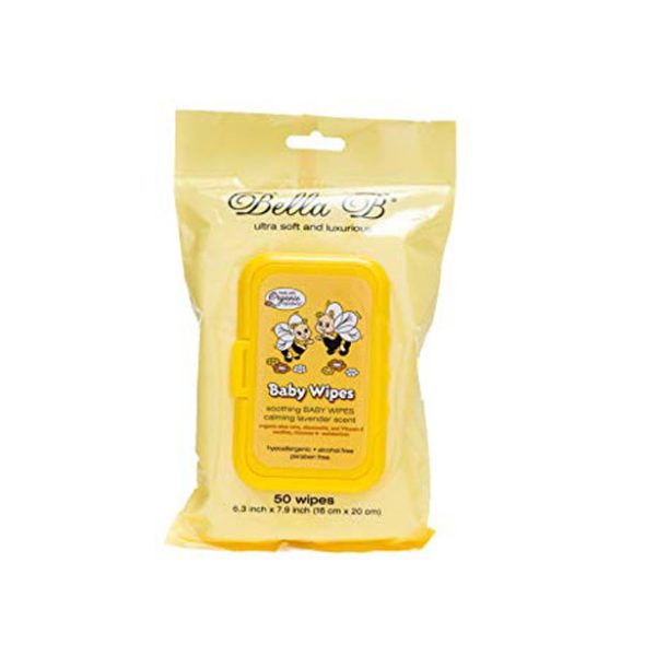 Bella B Ultra Soft & Luxurious Baby Wipes, 50’S