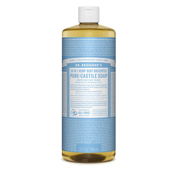 DR BRON M ORG BABY MILD LIQ SOAP 32OZ/946ML