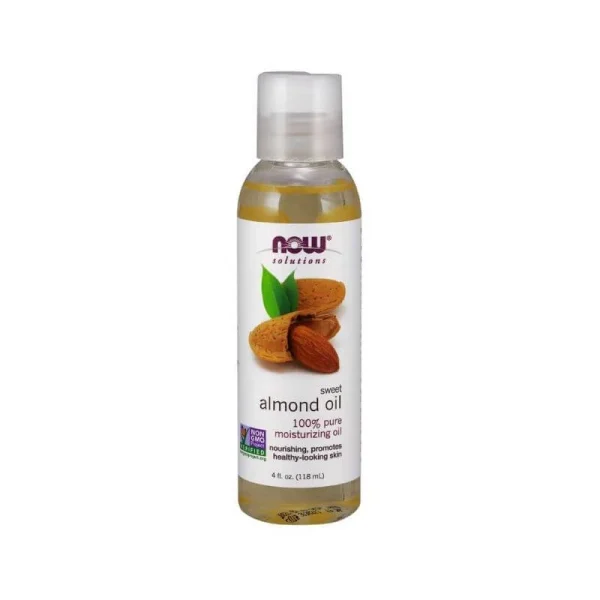 NOW Sweet Almond Oil 100% Pure Moisturizing Oil 118ml
