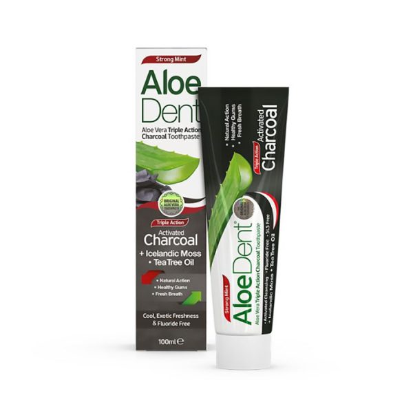 Optima Aloedent Charcoal Toothpaste 100Ml