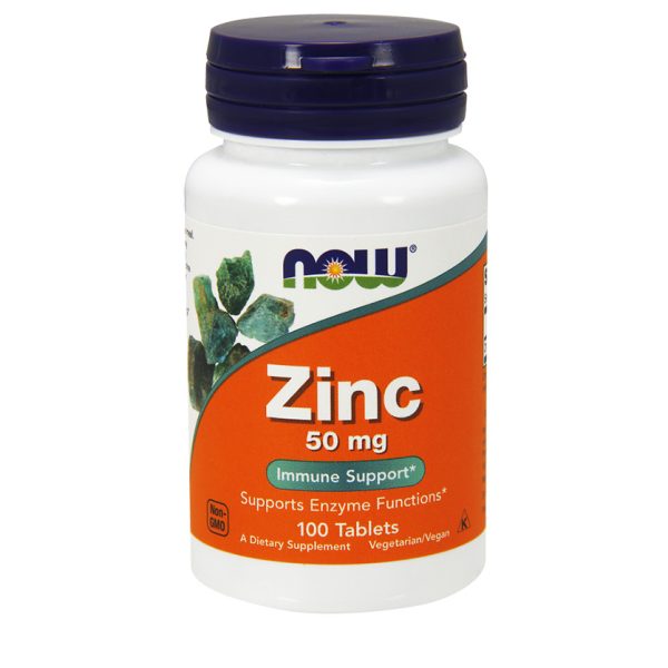 Now Zinc 50Mg 100Tabs